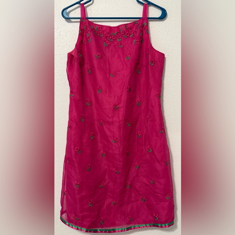 Cynthia Howie for Maggy Boutique Embroidered Flower Dress